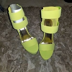 Lime Green Platform Shoes